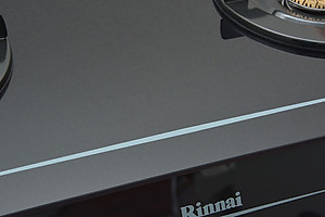 Bếp Ga Dương Đôi Rinnai RV-6Double Glass(L) - Đen- Hãng chính hãng